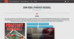 Desktop Screenshot of phantasybaseballnovel.com